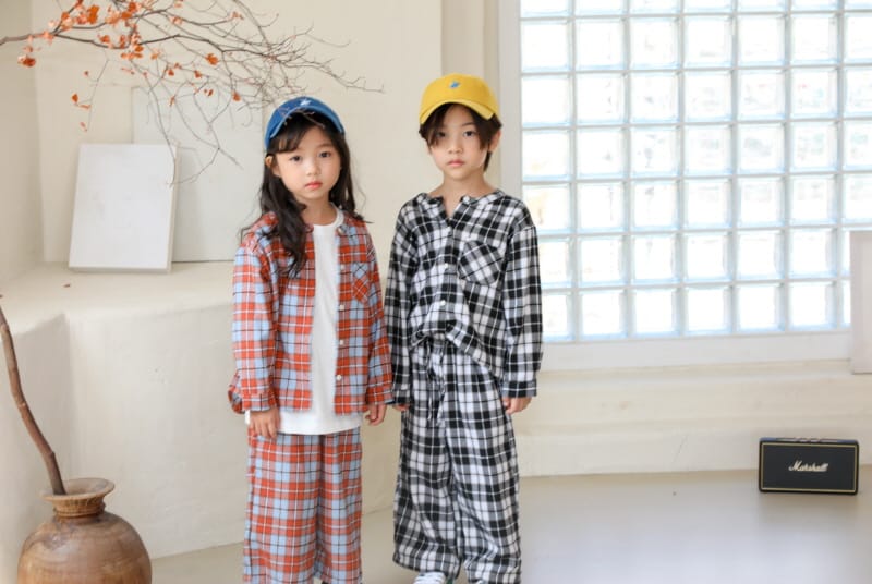 SEWING-B - Korean Children Fashion - #Kfashion4kids - Check Shirt - 3
