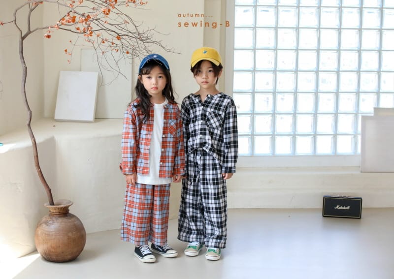 SEWING-B - Korean Children Fashion - #Kfashion4kids - Check Shirt - 4