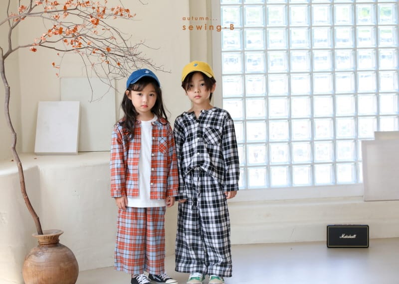 SEWING-B - Korean Children Fashion - #Kfashion4kids - Check Shirt - 5