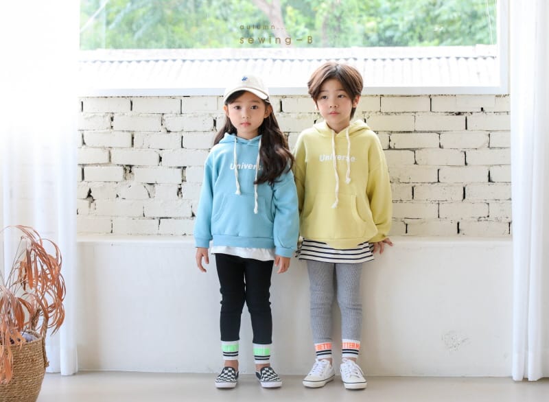 SEWING-B - Korean Children Fashion - #Kfashion4kids - Universe Hood Sweatshirt