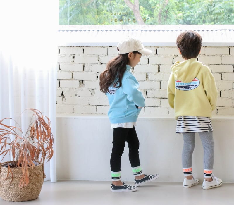 SEWING-B - Korean Children Fashion - #Kfashion4kids - Universe Hood Sweatshirt - 9