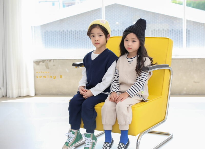 SEWING-B - Korean Children Fashion - #Kfashion4kids - Waffle Vest - 2