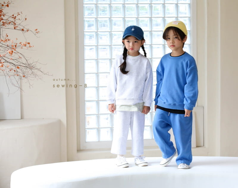 SEWING-B - Korean Children Fashion - #Kfashion4kids - Stitch Terry Pants - 10