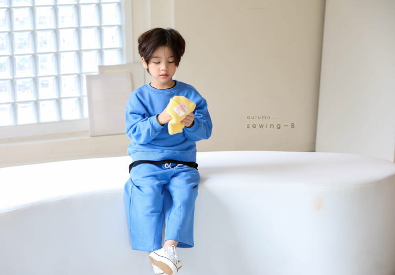 SEWING-B - Korean Children Fashion - #Kfashion4kids - Stitch Terry Pants - 12