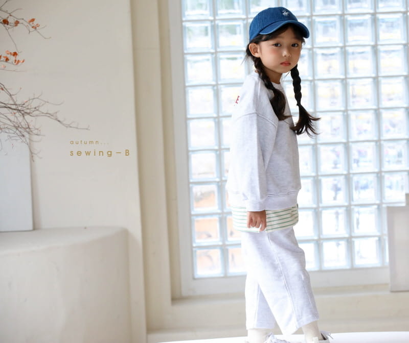 SEWING-B - Korean Children Fashion - #Kfashion4kids - Stitch Terry Pants - 8