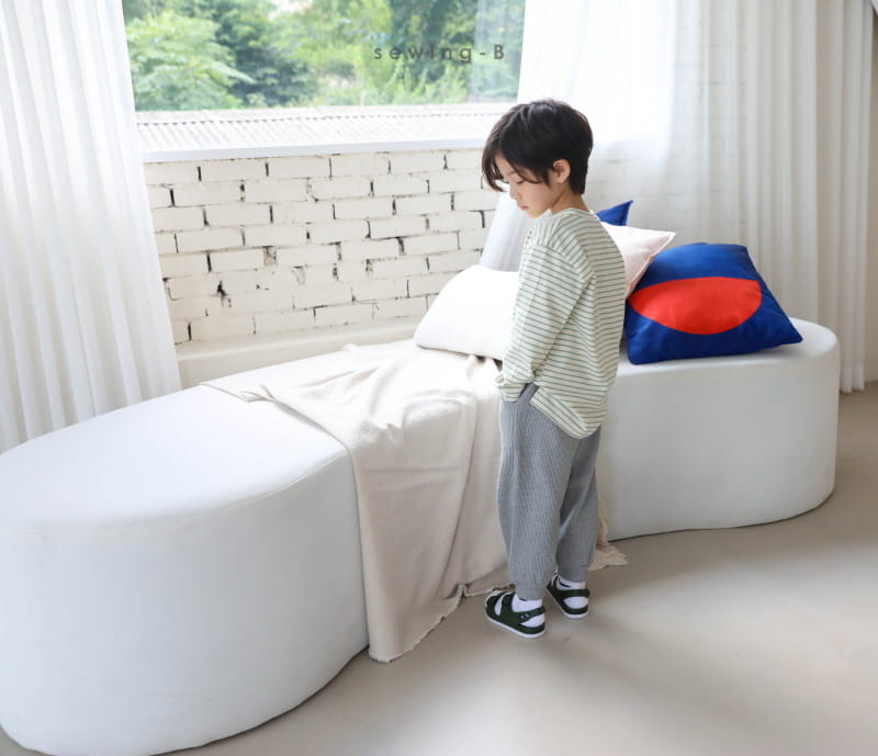 SEWING-B - Korean Children Fashion - #Kfashion4kids - Waffle Jogger Pants - 12