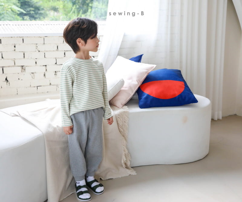 SEWING-B - Korean Children Fashion - #Kfashion4kids - Waffle Jogger Pants - 9