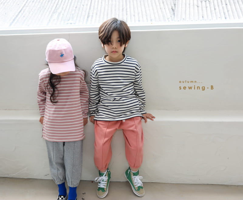 SEWING-B - Korean Children Fashion - #Kfashion4kids - Pintuck Jogger Pants - 4