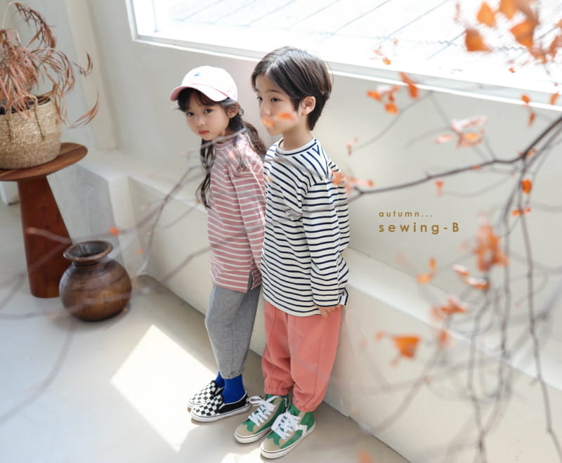 SEWING-B - Korean Children Fashion - #Kfashion4kids - Pintuck Jogger Pants - 6