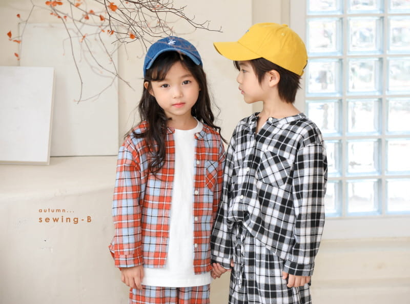 SEWING-B - Korean Children Fashion - #Kfashion4kids - Check Wide Pants - 9