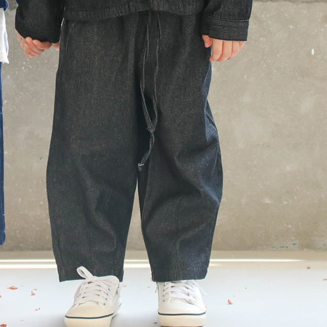 SEWING-B - Korean Children Fashion - #Kfashion4kids - Denim Pintuck Pants