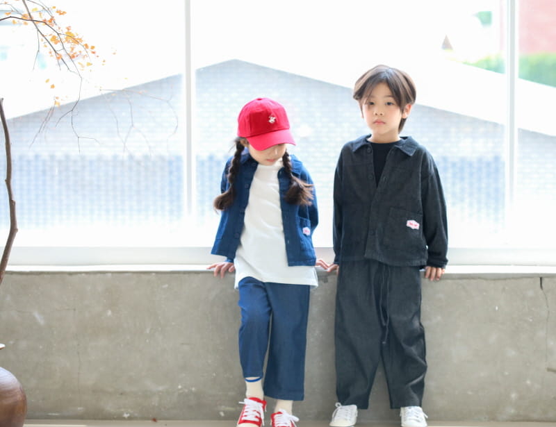 SEWING-B - Korean Children Fashion - #Kfashion4kids - Denim Pintuck Pants - 6