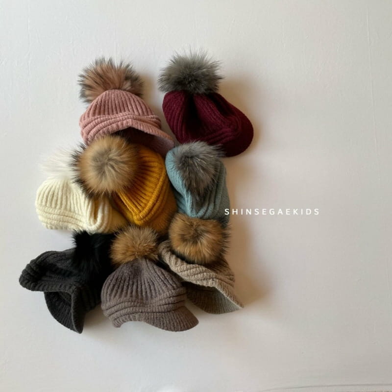 SHINSEAGE KIDS - Korean Children Fashion - #Kfashion4kids - Racoon Knit Chang Hat