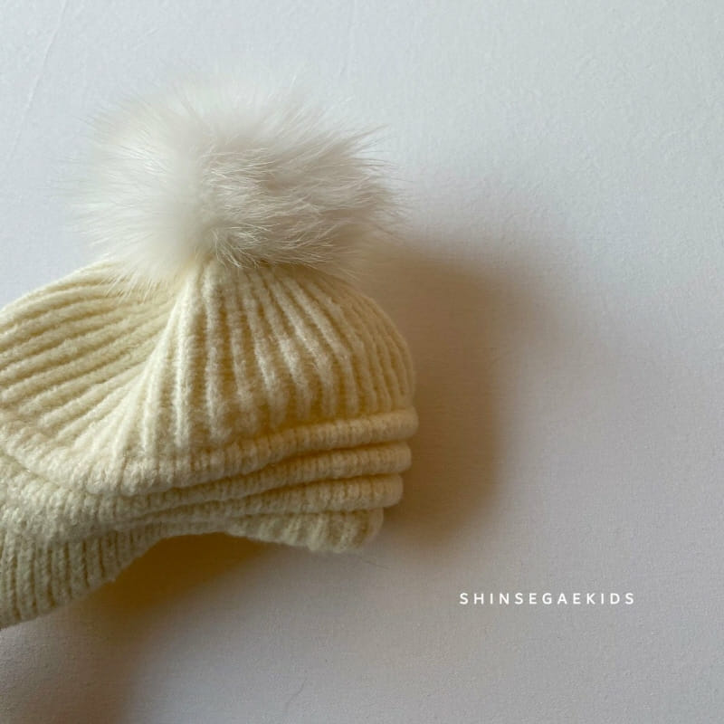 SHINSEAGE KIDS - Korean Children Fashion - #Kfashion4kids - Racoon Knit Chang Hat - 3