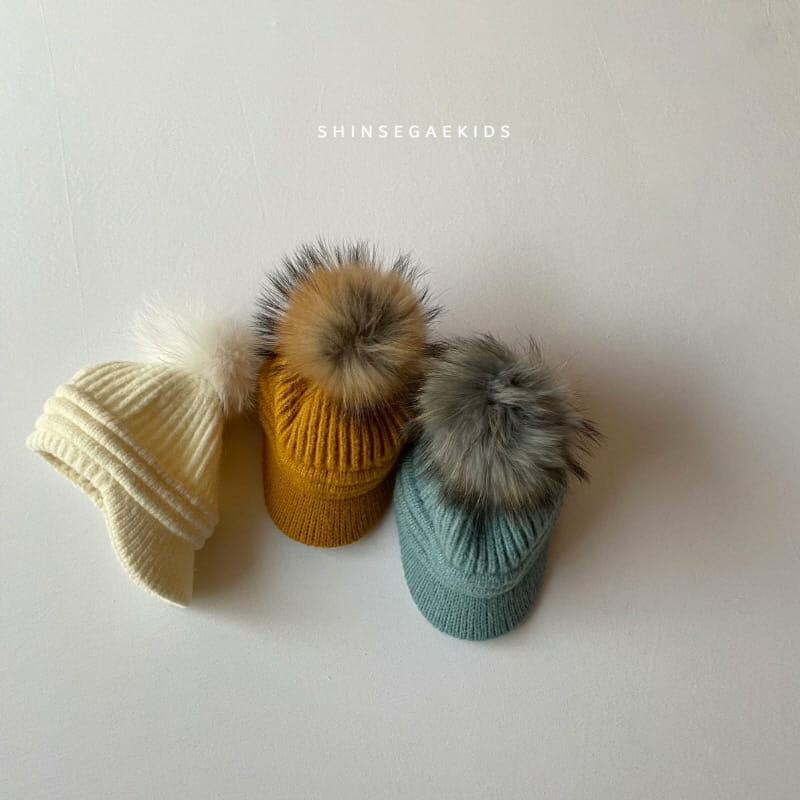 SHINSEAGE KIDS - Korean Children Fashion - #Kfashion4kids - Racoon Knit Chang Hat - 7