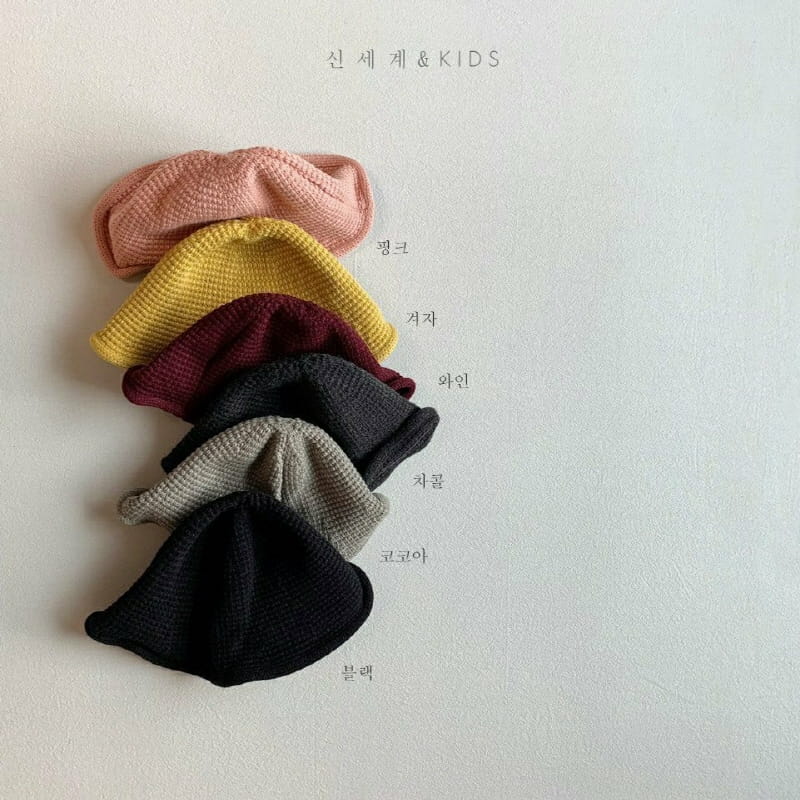 SHINSEAGE KIDS - Korean Children Fashion - #Kfashion4kids - Knitting Knit Bucket Hat