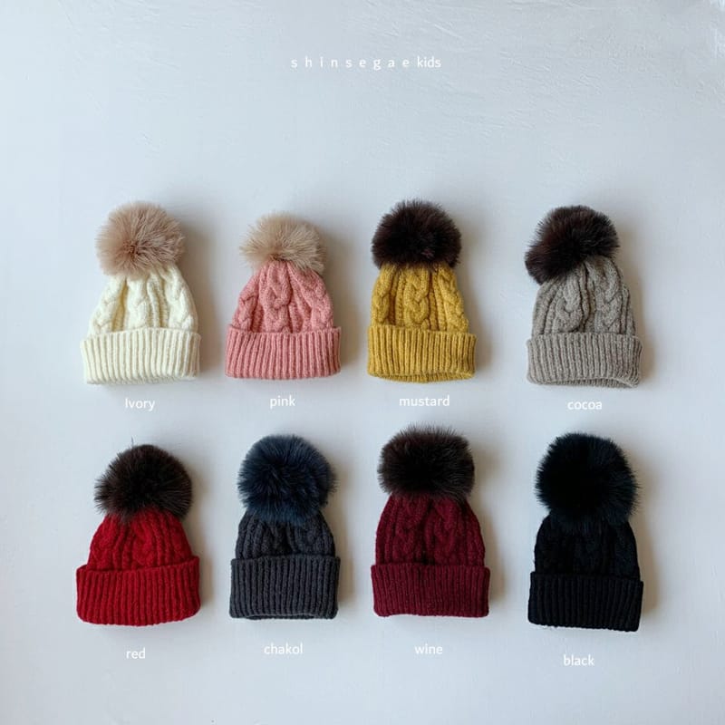 SHINSEAGE KIDS - Korean Children Fashion - #Kfashion4kids - Twist Peach Tajo Beanie - 10