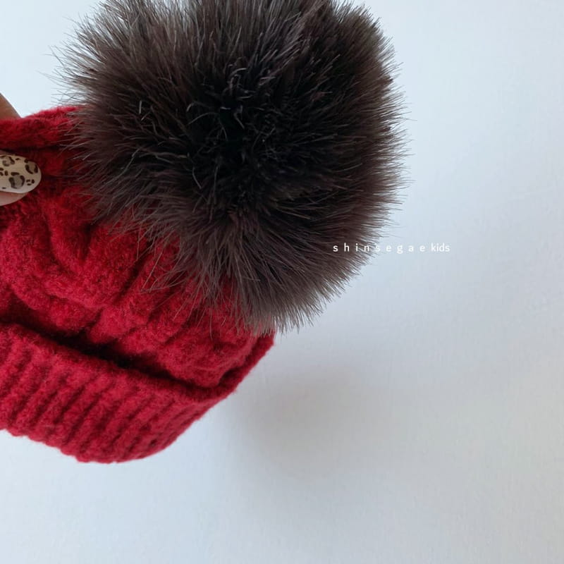 SHINSEAGE KIDS - Korean Children Fashion - #Kfashion4kids - Twist Peach Tajo Beanie - 3