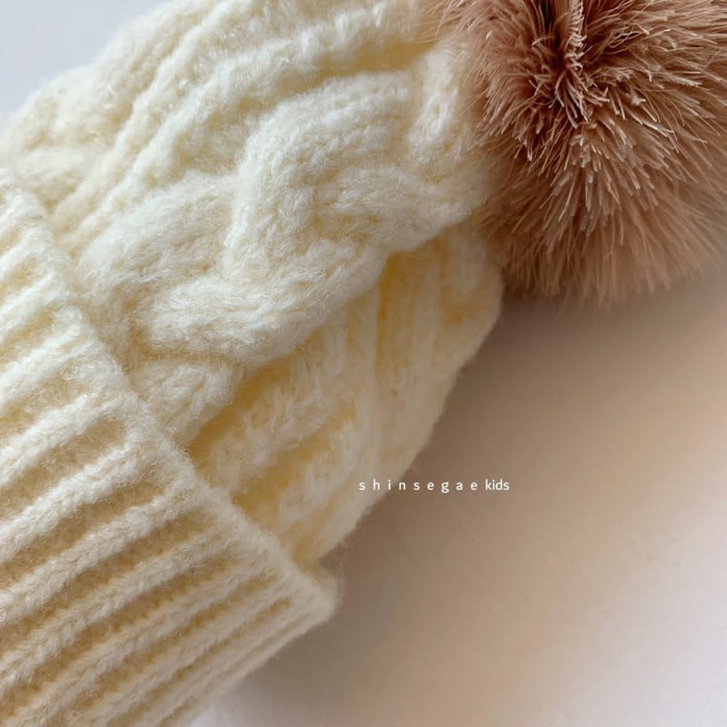 SHINSEAGE KIDS - Korean Children Fashion - #Kfashion4kids - Twist Peach Tajo Beanie - 7