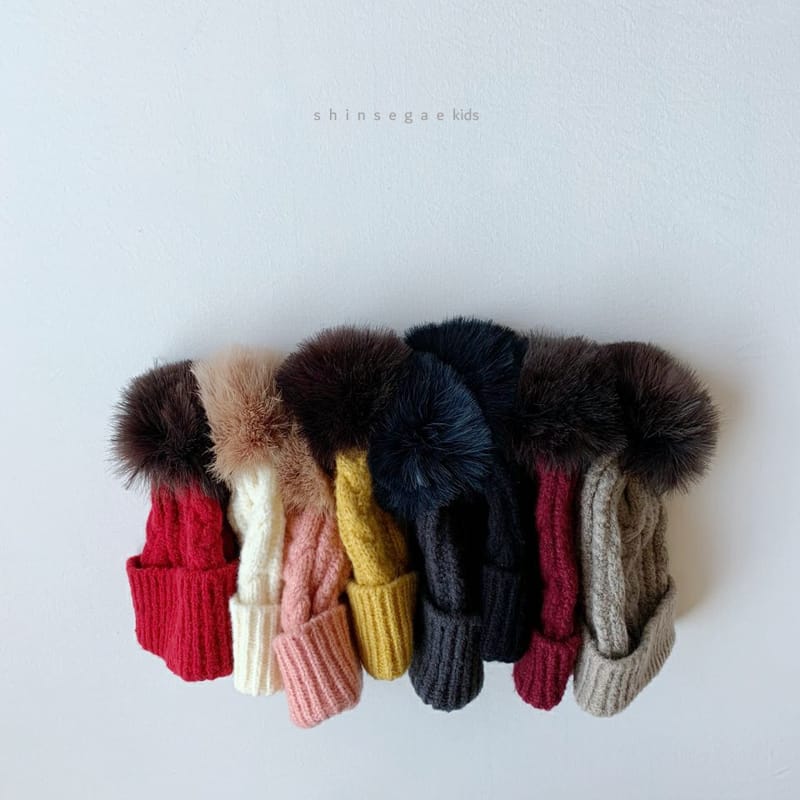 SHINSEAGE KIDS - Korean Children Fashion - #Kfashion4kids - Twist Peach Tajo Beanie - 9