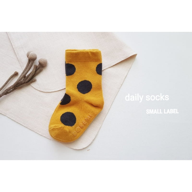 SMALL LABEL - Korean Children Fashion - #Kfashion4kids - Bong Bong Socks [set of 5] - 4