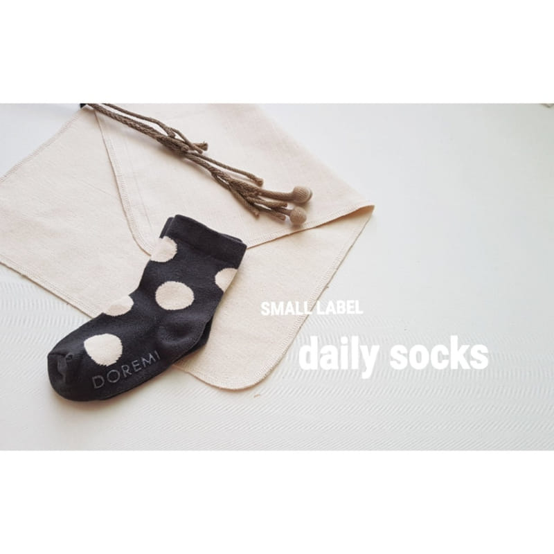 SMALL LABEL - Korean Children Fashion - #Kfashion4kids - Bong Bong Socks [set of 5] - 5