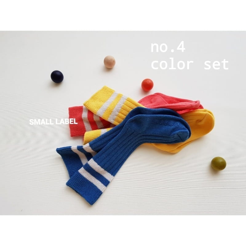 SMALL LABEL - Korean Children Fashion - #Kfashion4kids - Paper Socks [set of 3] - 12