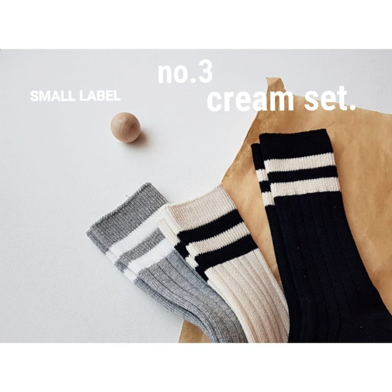 SMALL LABEL - Korean Children Fashion - #Kfashion4kids - Paper Socks [set of 3] - 8