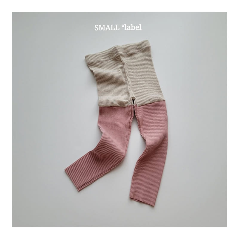 SMALL LABEL - Korean Children Fashion - #Kfashion4kids - Two Tone Leggings
