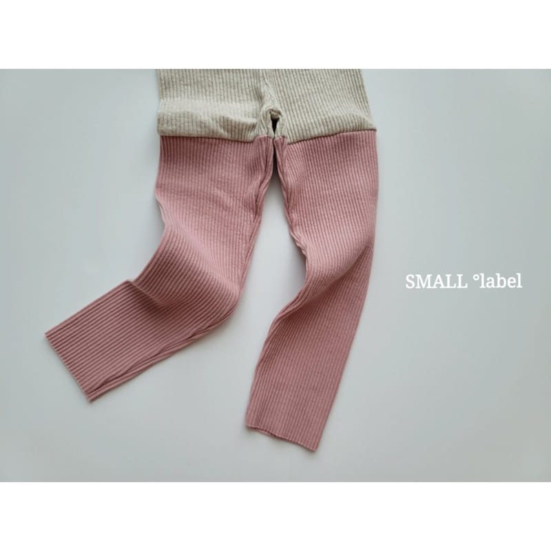SMALL LABEL - Korean Children Fashion - #Kfashion4kids - Two Tone Leggings - 2