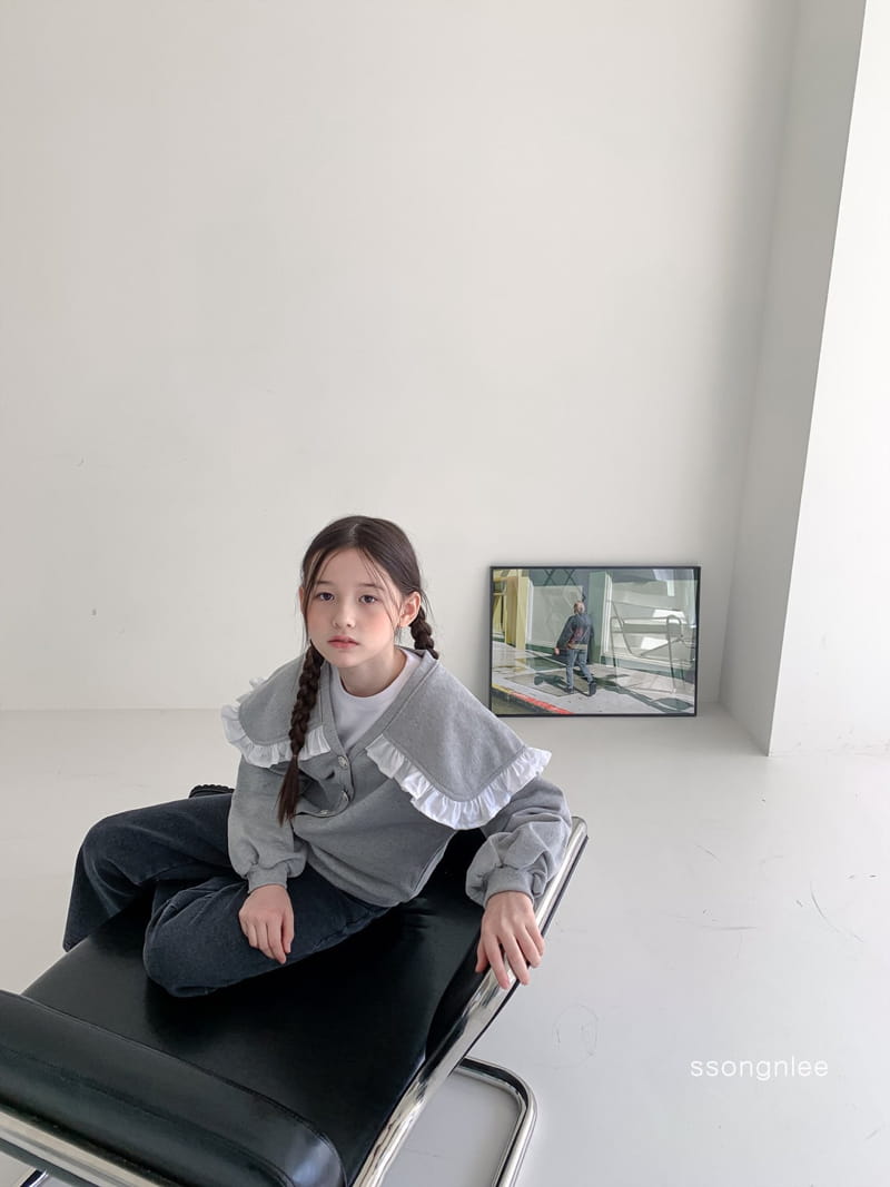 SSONGNLEE - Korean Children Fashion - #Kfashion4kids - Frill Collar Cardigan - 12
