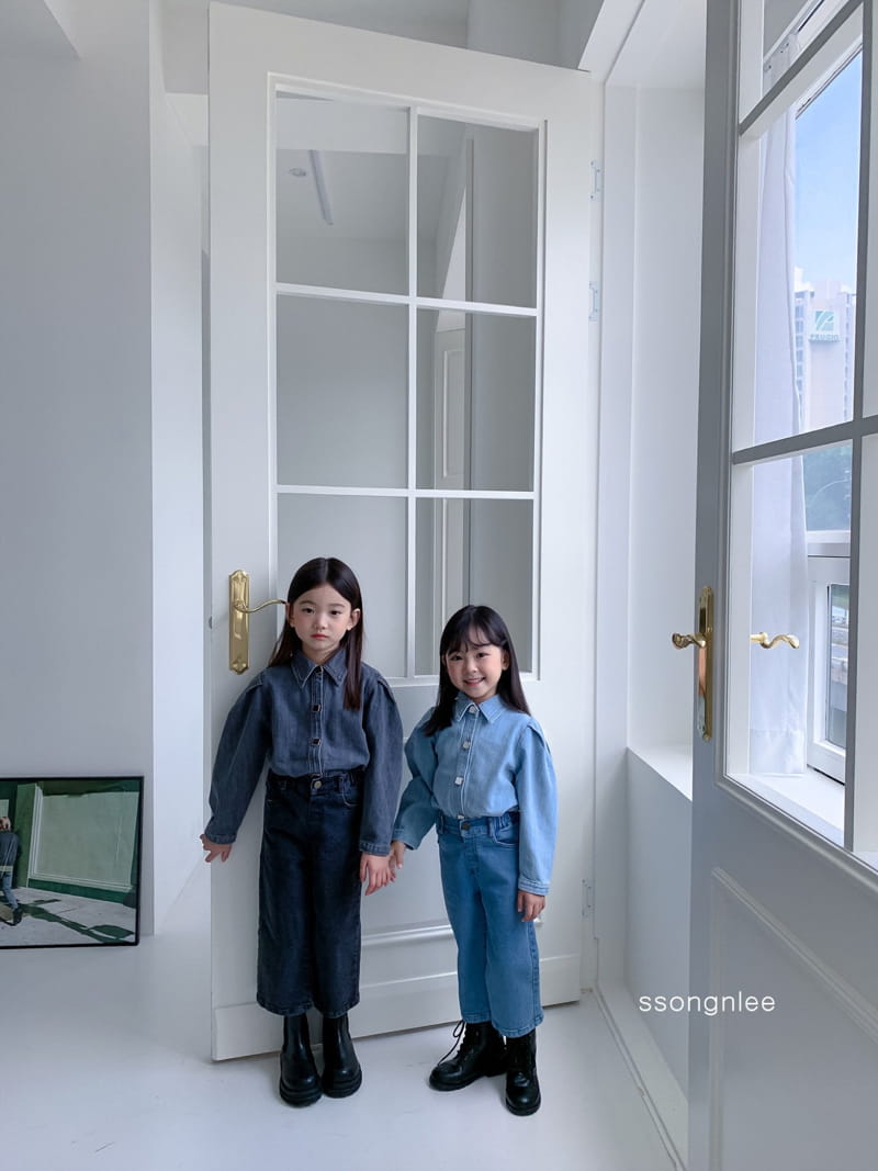 SSONGNLEE - Korean Children Fashion - #Kfashion4kids - Damange Straight Denim Pants with Mom - 11