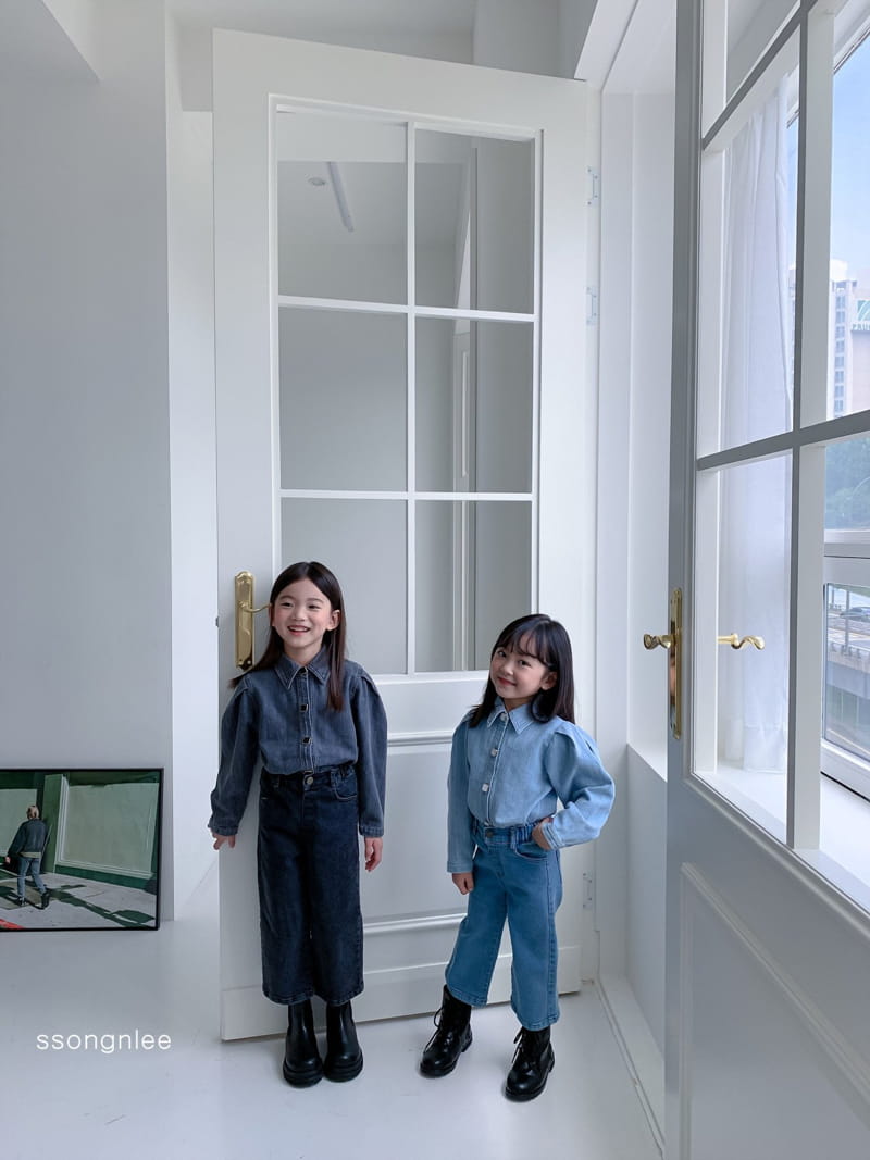SSONGNLEE - Korean Children Fashion - #Kfashion4kids - Damange Straight Denim Pants with Mom - 12