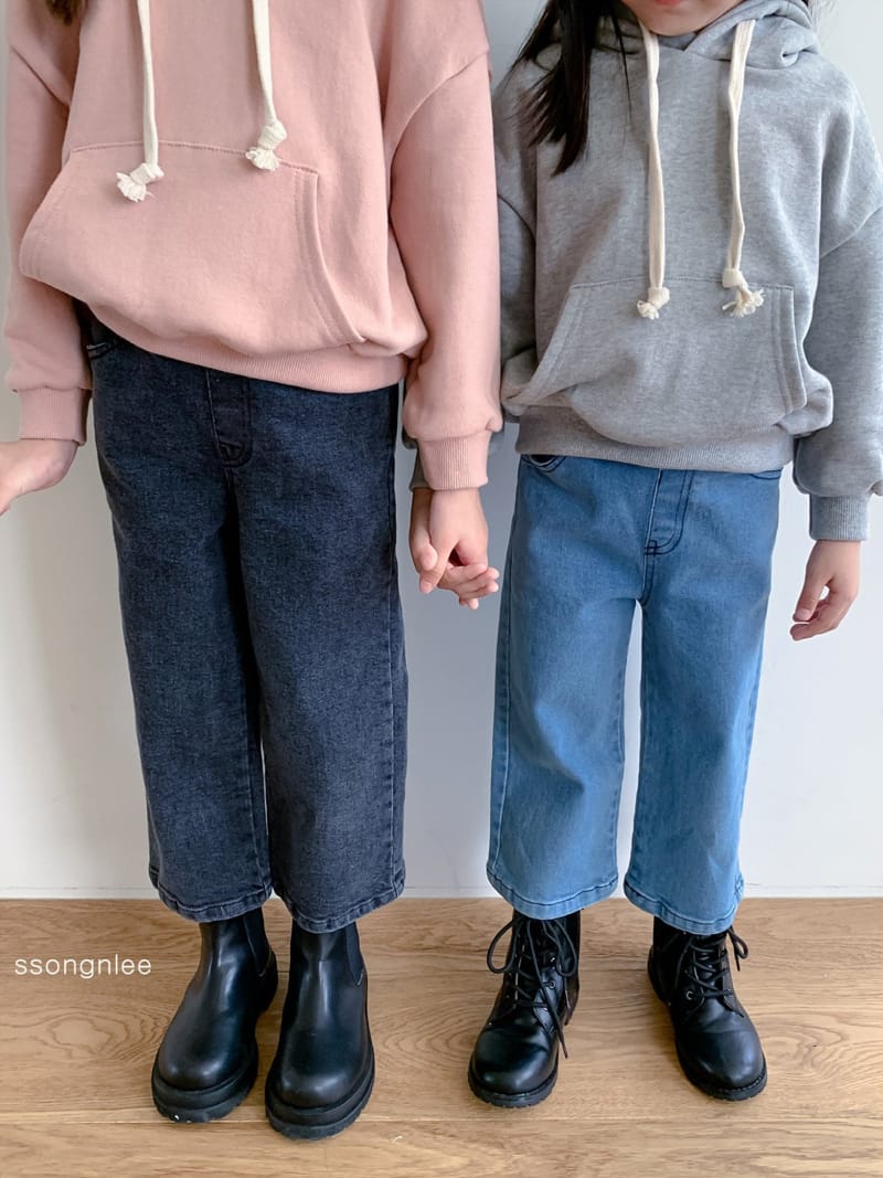 SSONGNLEE - Korean Children Fashion - #Kfashion4kids - Damange Straight Denim Pants with Mom - 9