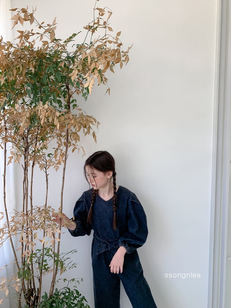 SSONGNLEE - Korean Children Fashion - #Kfashion4kids - Denim Jumpsuit with Mom - 11