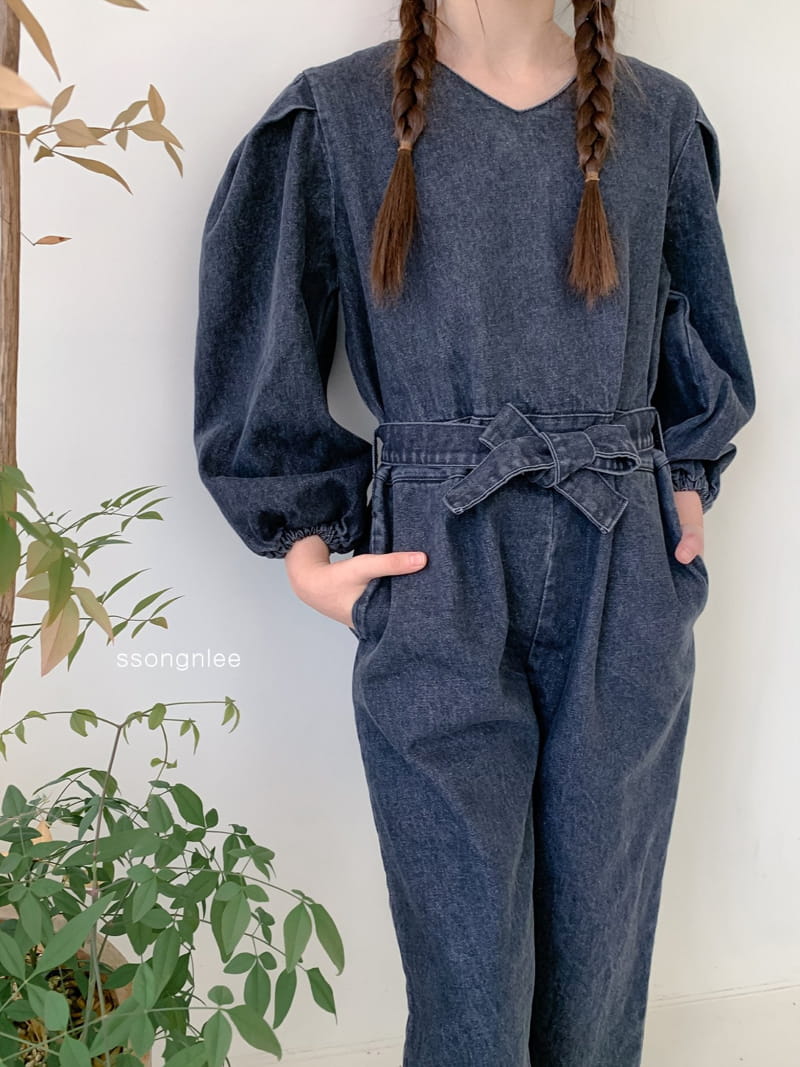 SSONGNLEE - Korean Children Fashion - #Kfashion4kids - Denim Jumpsuit with Mom - 12