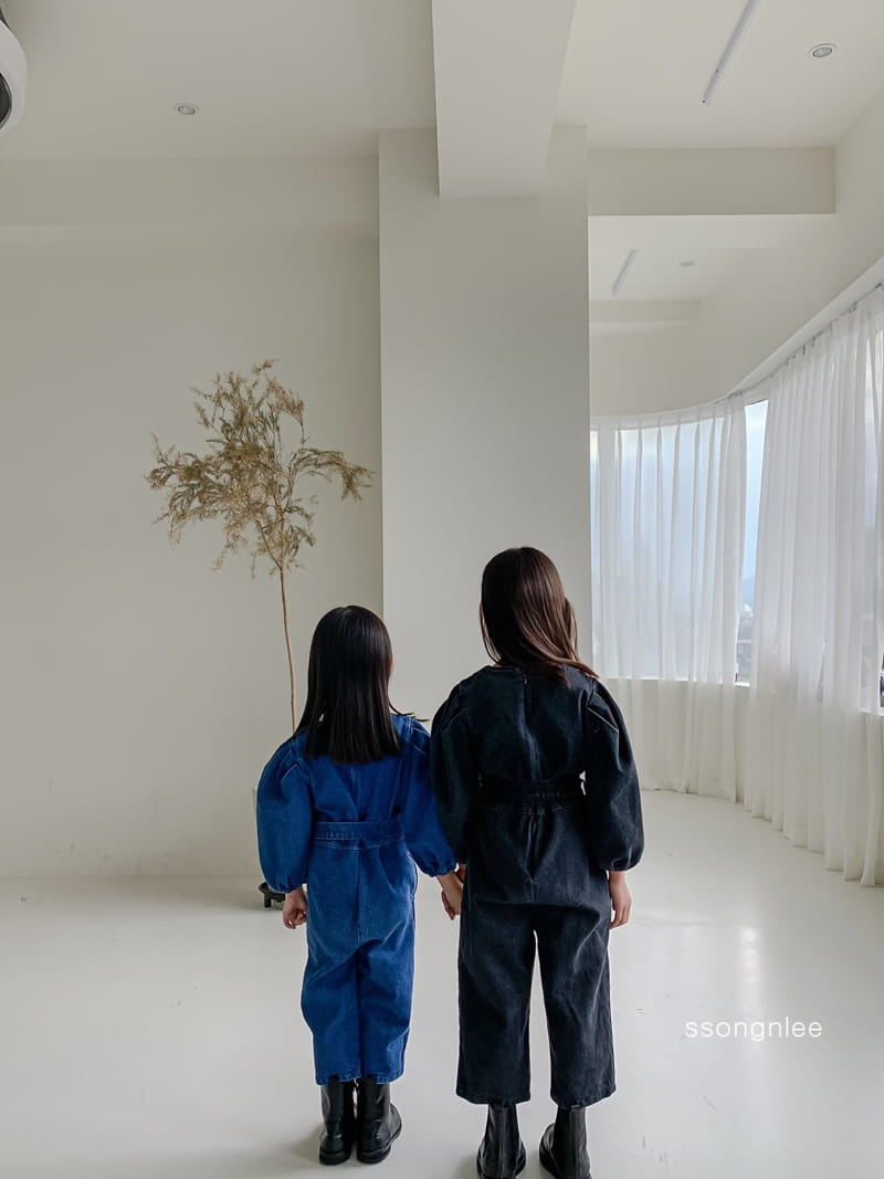 SSONGNLEE - Korean Children Fashion - #Kfashion4kids - Denim Jumpsuit with Mom - 6