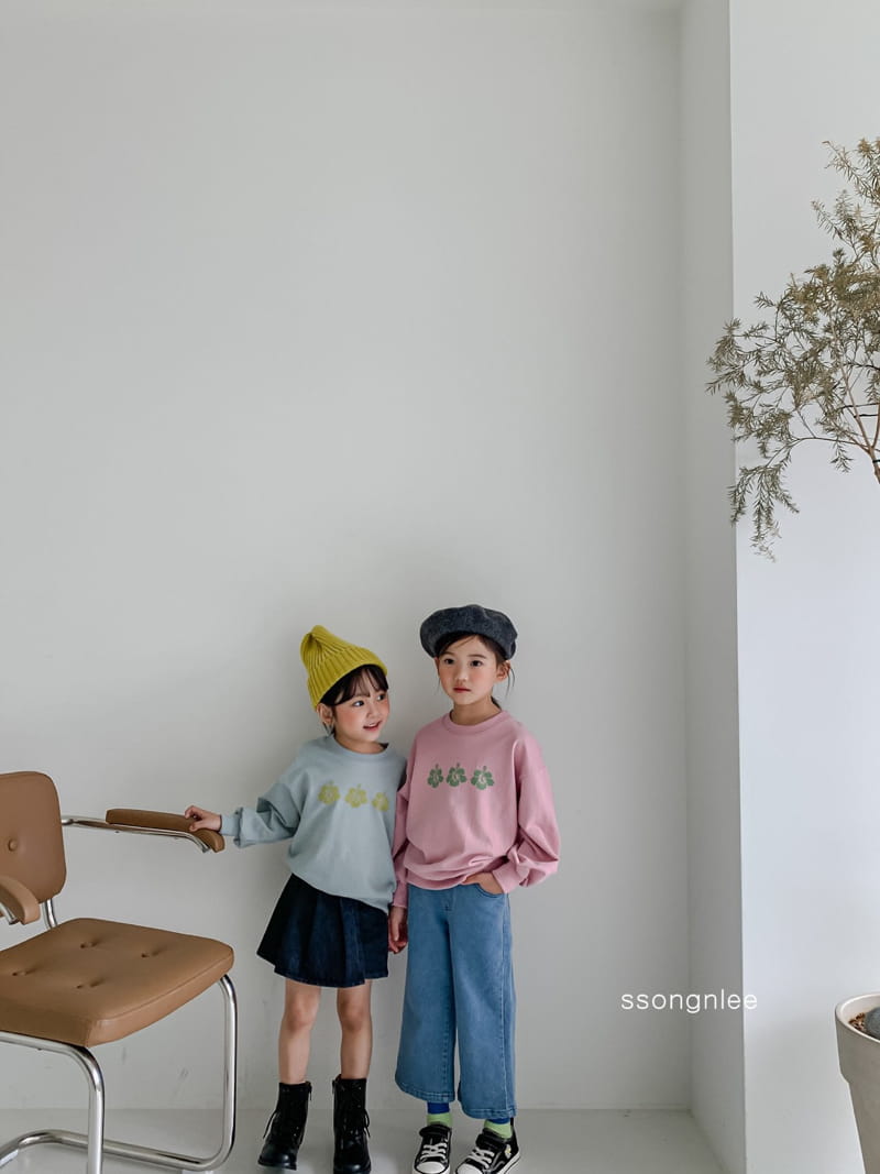 SSONGNLEE - Korean Children Fashion - #Kfashion4kids - Flower Print Tee