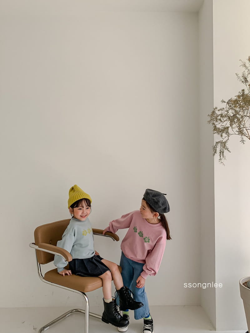 SSONGNLEE - Korean Children Fashion - #Kfashion4kids - Flower Print Tee - 6