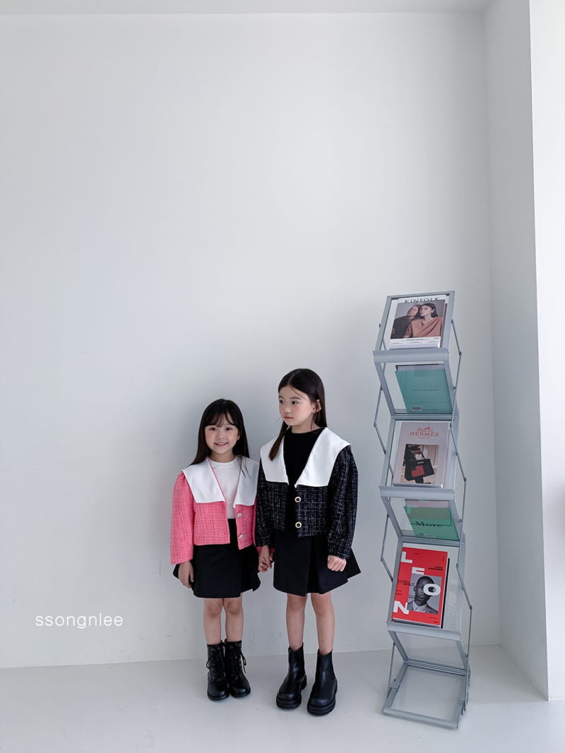 SSONGNLEE - Korean Children Fashion - #Kfashion4kids - Tweed Jacket - 3