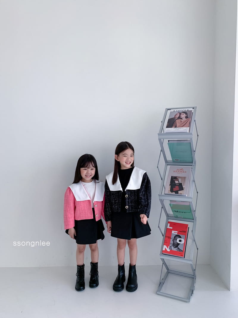 SSONGNLEE - Korean Children Fashion - #Kfashion4kids - Tweed Jacket - 5