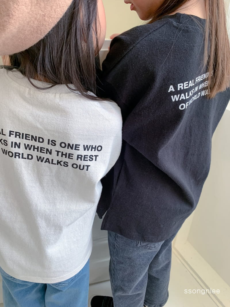SSONGNLEE - Korean Children Fashion - #Kfashion4kids - Lettering Tee - 11