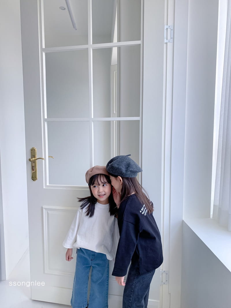 SSONGNLEE - Korean Children Fashion - #Kfashion4kids - Lettering Tee - 5