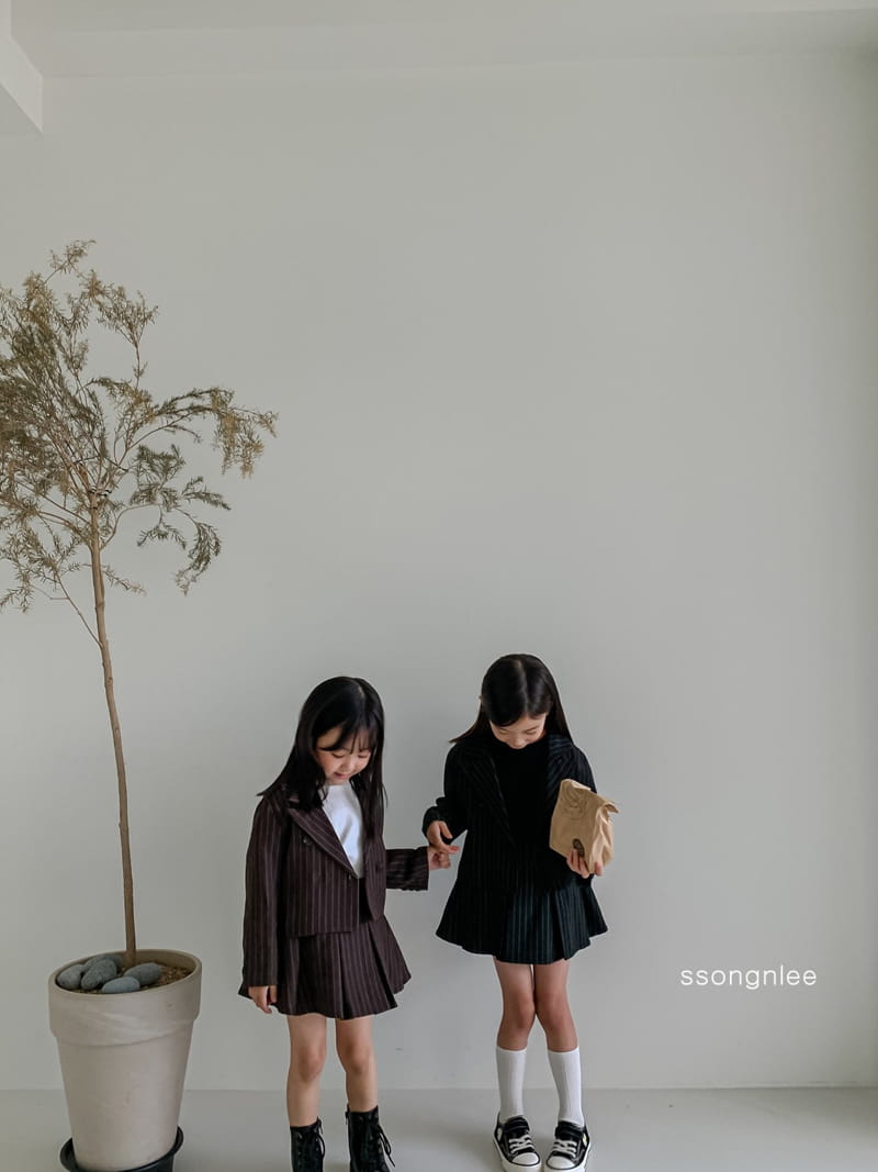 SSONGNLEE - Korean Children Fashion - #Kfashion4kids - Stripe Pleats Skirt - 10