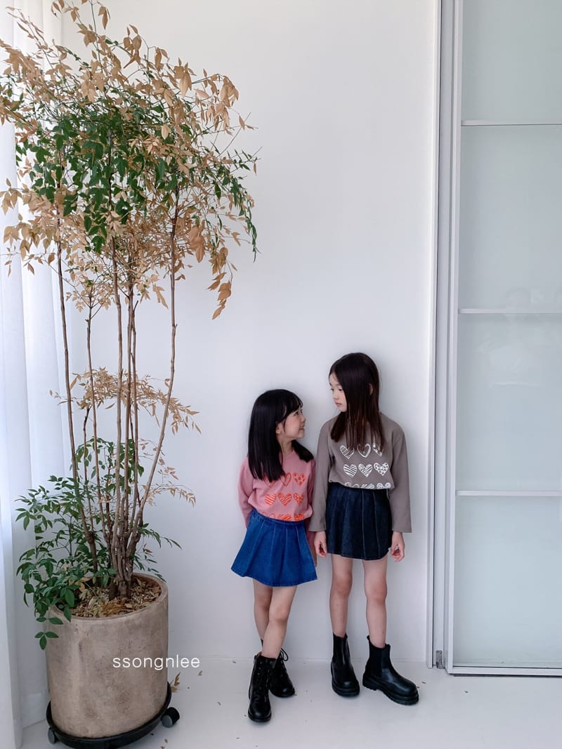 SSONGNLEE - Korean Children Fashion - #Kfashion4kids - Heart Tee - 3