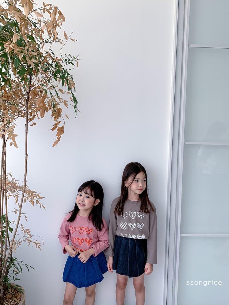 SSONGNLEE - Korean Children Fashion - #Kfashion4kids - Heart Tee - 5