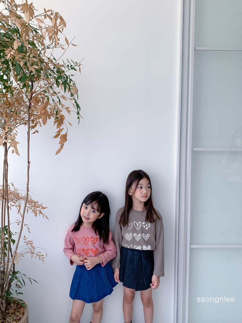 SSONGNLEE - Korean Children Fashion - #Kfashion4kids - Heart Tee - 6