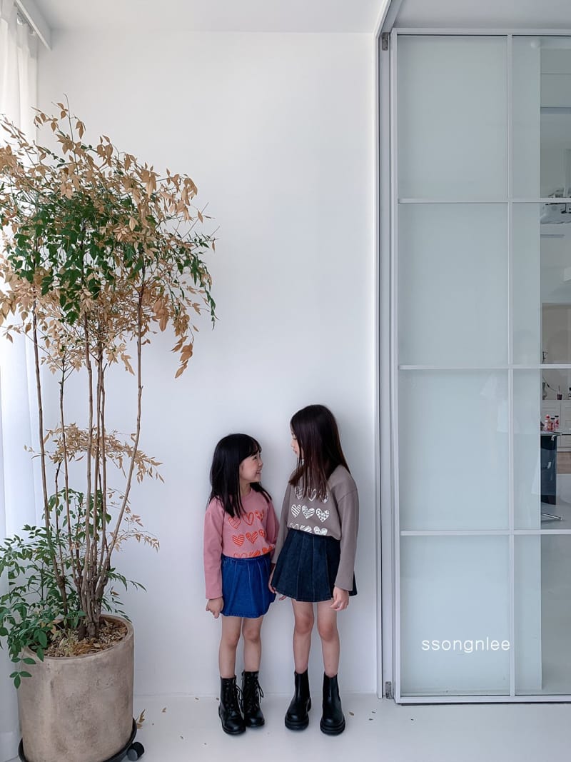 SSONGNLEE - Korean Children Fashion - #Kfashion4kids - Heart Tee - 7