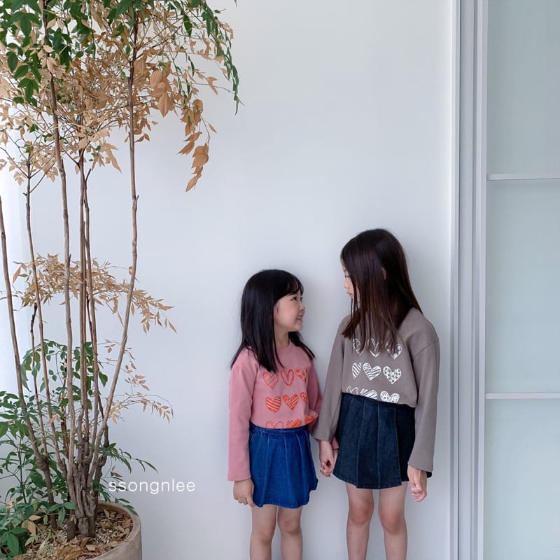 SSONGNLEE - Korean Children Fashion - #Kfashion4kids - Heart Tee - 8