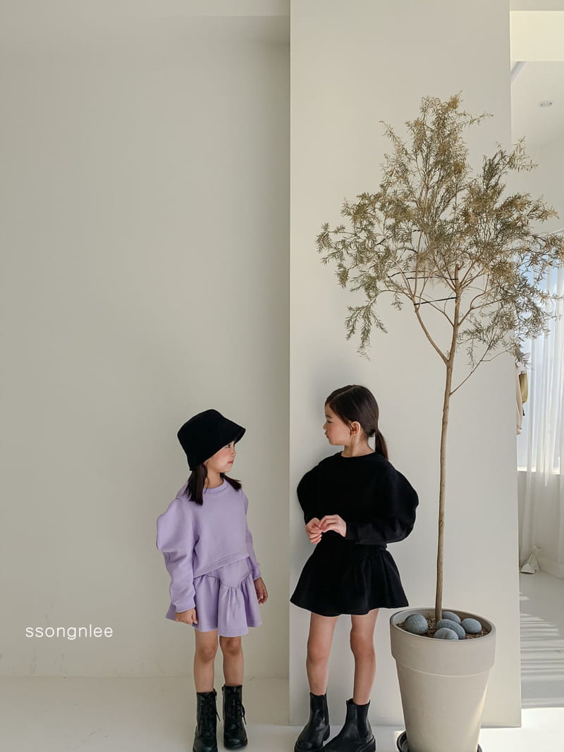 SSONGNLEE - Korean Children Fashion - #Kfashion4kids - Puff Top Skirt Set - 11